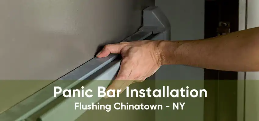 Panic Bar Installation Flushing Chinatown - NY